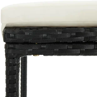 vidaXL 3-częściowy zestaw mebli barowych, polirattan, czarny 313471 - Stoły z krzesłami vidaXL 3-częściowy zestaw mebli barowych, polirattan, czarny 313471 - Stoły z krzesłami - miniaturka - grafika 8