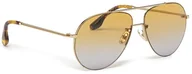 Okulary przeciwsłoneczne - Victoria Beckham Victoria Okulary przeciwsłoneczne VB213S Brązowy - miniaturka - grafika 1