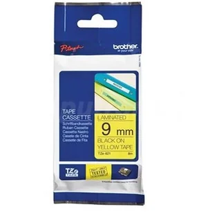 Brother Taśma 9mm BLACK ON YELLOW - Akcesoria do kas i terminali - miniaturka - grafika 9