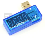 Inne urządzenia pomiarowe - Charger Doctor - miernik prądu i napięcia z portu USB ZAS-04087 - miniaturka - grafika 1