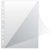 Koszulki na dokumenty - Q-Connect Koszulki na dokumenty typ L, PP, A4, krystal, 100mikr., 100szt., transparentna KF18045 - miniaturka - grafika 1