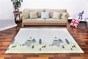 Mamaburm Dwustronna mata piankowa XXL - składana 1 CM (góry i droga) - Maty piankowe Mamaburm Dwustronna mata piankowa XXL - składana 1 CM (góry i droga) - Maty piankowe - miniaturka - grafika 2