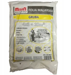 Folia Malarska 4 x 5 M Gruba Ochronna 18um - Folie i taśmy malarskie - miniaturka - grafika 7