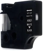 Taśmy do drukarek barwiące - Dymo JetWorld Taśma D1 Biały na Czarnym 6mm x 7m 43621) stron JWT-D43621N - miniaturka - grafika 1