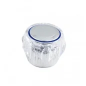 Akcesoria do armatury i ceramiki - Hydroland Pokrętło z zaślepką niebieską PRIMULA PT.PRI (niebieski) - miniaturka - grafika 1