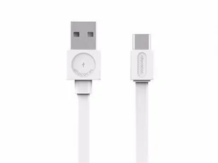 Allocacoc allocacoc USBcable USB-C Flat biały 10453WT/USBCBC - Listwy zasilające - miniaturka - grafika 3