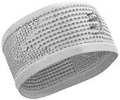 Czapki i chusty sportowe męskie - Compressport opaska na głowę HEADBAND ON/OFF V3 biała - miniaturka - grafika 1