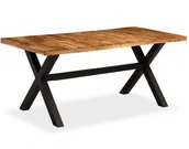 Stoły - Brązowy stół z drewna akacjowego K2-T17 - miniaturka - grafika 1