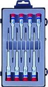 Akcesoria do elektronarzędzi - KING TONY 32218 MR-śrubokręt, płaski, 8 sztuki 32218MR - miniaturka - grafika 1