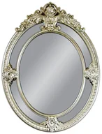 Lustra - D2.Design Lustro wiszące Circle 100x133 srebrny 5908252663309 - miniaturka - grafika 1