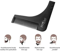 Grzebienie fryzjerskie - Fox BEARD EXPERT Grzebień barberski do strzyżenia brody 12151 - miniaturka - grafika 1