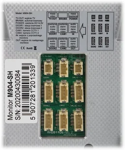 Vidos Monitor głośnomówiący M904-SH M904-SH - Akcesoria do domofonów i wideodomofonów - miniaturka - grafika 9
