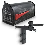 Skrzynki na listy - BITUXX NOWOCZESNA SKRZYNKA NA LISTY POCZTOWA AMERYKAŃSKA RETRO + UCHWYT - miniaturka - grafika 1