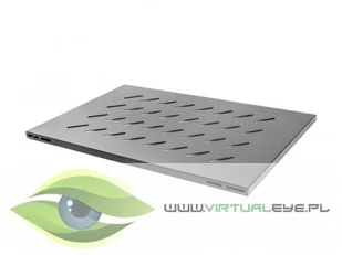 Lanberg Półka do szaf 19" 1000mm czarna (1U/465x715mm udźwig do 15kg, montaż 4-punktowy) AK-1009-B - Szafy rack - miniaturka - grafika 5