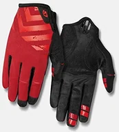 Kaski rowerowe - Giro Unisex  rękawiczki rowerowe dla dorosłych DND, ciemnoczerwone/jasne red, XXL - miniaturka - grafika 1