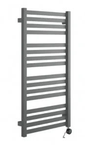 Excellent Excellent HOROS 96 Grzejnik łazienkowy elektryczny szary metalik GREX.HO96.SET.GR - Grzejniki łazienkowe - miniaturka - grafika 2