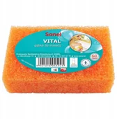 Rękawice i gąbki do kąpieli - Sanel Gąbka Do Kąpieli I Masażu "vital" - miniaturka - grafika 1