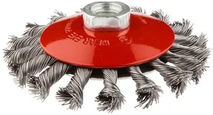 Graphite Szczotka druciana 57H591 tarczowa odgięta 115 mm x M14 Inox - Tarcze do pił - miniaturka - grafika 2