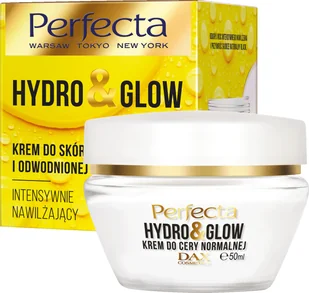 Perfecta Hydro&Glow Krem do skóry normalnej i odwodnionej intensywnie nawilżający 15ml - Kremy do twarzy Perfecta Hydro&Glow Krem do skóry normalnej i odwodnionej intensywnie nawilżający 15ml - Kremy do twarzy - miniaturka - grafika 2