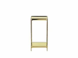 Beliani Stolik pomocniczy mały złoty ALSEA - Meblościanki - miniaturka - grafika 4