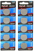 Baterie i akcesoria - HyCell HyCell Zestaw 10 szt. litowych ogniw guzikowych CR2430 3 V  baterie guzikowe najwyższej jakości o długiej trwałości 1516-0106-590 - miniaturka - grafika 1