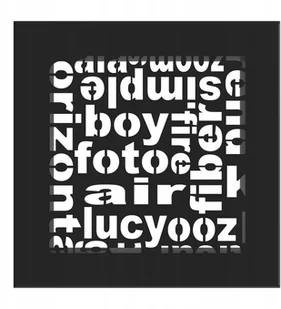 Parkanex kominkowa Abc czarna 17x17 wentylacyjna - Kratki wentylacyjne - miniaturka - grafika 2