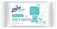 Chusteczki nawilżane - Linteo Chusteczki nawilżane Baby Aqua Sensitiv e Wariant 48 ks) - miniaturka - grafika 1