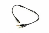 Adaptery i przejściówki - Gembird Adapter audio stereo 2x3.5mm minijack, 4PIN, 0.2m - miniaturka - grafika 1