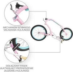 Nils Extreme WH227F VIOLET 20/16" HULAJNOGA SKŁADANA - Hulajnogi - miniaturka - grafika 4