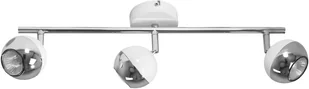 Spotlight Listwa lampa oprawa sufitowa Bianca 3x50W GU10 chrom/biały 2502328 - Lampy sufitowe - miniaturka - grafika 2