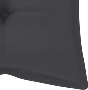 vidaXL Lumarko Huśtawka ogrodowa z antracytową poduszką, 170 cm, drewno tekowe 3062877 - Huśtawki - miniaturka - grafika 6