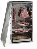 Obcojęzyczne książki kulinarne - Reber 10030 N Smoker bardziej, do mięsa, ryb, sera, warzyw, ze stali nierdzewnej, szary 10030 N - miniaturka - grafika 1