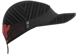 Compressport czapka biegowa z daszkiem PRO RACING CAP czarna - Czapki i chusty sportowe męskie - miniaturka - grafika 3