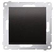 Wyłączniki światła i elektryczne - Kontakt Kontakt_Simon Przycisk pojedynczy zwierny z podświetleniem LED bez piktogramu (moduł) 16AX. 250V. zaciski śrubowe antracyt DP1AL.01/48 - miniaturka - grafika 1