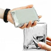 Sprzęt ratunkowy - CARINE [200szt] Koc ratunkowy termiczny folia życia srebrny 210x160cm CARINE TOW018734 - miniaturka - grafika 1