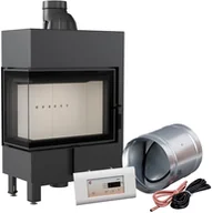 Kominki wolnostojące - Kratki.pl Marek Bal INTELIGENTNY KOMINEK LUCY SLIM 12 8kW LEWY Z MSK LUCY/12/SLIM/L/BS/Z/MSK - miniaturka - grafika 1
