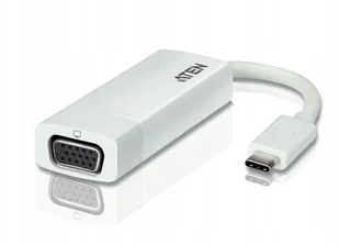 Aten Przenośny adapter USB-C na VGA UC3002A przesyłaj wysokiej jakości filmy z laptopa lub smartfona z obsługą USB-C na wyświetlacz VGA 1920 x 1200@60 Hz lub projektora* | Lider rynku #1 KVM UC3002A - Adaptery i przejściówki - miniaturka - grafika 2