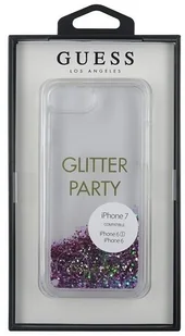 Guess Hard Case Liquid Glitter na Apple iPhone 6/6S NA TYŁ TWORZYWO SZTUCZNE FIOLETOWY 32703 - Etui i futerały do telefonów - miniaturka - grafika 5