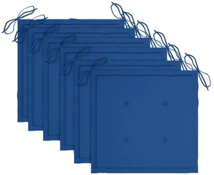 vidaXL Sztaplowane krzesła ogrodowe z poduszkami, 6 szt., tekowe! 3073235 - Fotele i krzesła ogrodowe - miniaturka - grafika 7