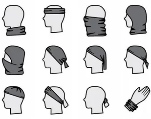 Buff Rovicky Komin, chusta typu z tkaniny ze wzorem full print - Apaszki i szaliki damskie - miniaturka - grafika 2