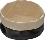 Wyposażenie lokali gastronomicznych - APS Worek bufetowy na pieczywo 200x150x70 mm, beżowo-czarny | 30361 30361 - miniaturka - grafika 1