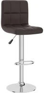 Taborety i hokery - vidaXL Hoker, brązowy, obity sztuczną skórą - miniaturka - grafika 1