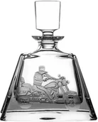Kryształy - Crystaljulia Karafka do whisky grawer motocyklista 08088) 08088 - miniaturka - grafika 1