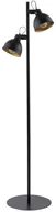 Lampy stojące - Sigma Nowoczesna lampa podłogowa MARS czarny złoty OP.OŚW. 2PŁ 50266 - miniaturka - grafika 1