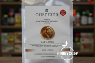 Orientana Maska z naturalnego jedwabiu i ŚLUZ ŚLIMAKA - do twarzy ORI06690 [2217657] - Olejki do ciała i włosów - miniaturka - grafika 3