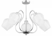Lampy sufitowe - Alfa Tessa 2552500 plafon lampa sufitowa 5x60W E27 srebrny - miniaturka - grafika 1