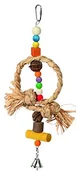 Akcesoria dla ptaków - Kerbl 82944 ptak służy do zabawy Nature z dzwonkami, długość 36 cm - miniaturka - grafika 1