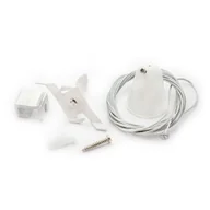 Lampy sufitowe - Spectrum System szynowy SPS 2 zawiesie z autoregulacją i linką 3m białe - miniaturka - grafika 1