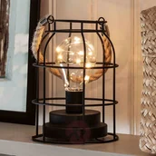 Oświetlenie świąteczne - Konstmide CHRISTMAS Metalowa latarnia LED, okrągła - miniaturka - grafika 1