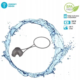 Topgal Zatyczka na butelkę ZOOM 20049 A - Anthracite - Akcesoria do karmienia - miniaturka - grafika 3